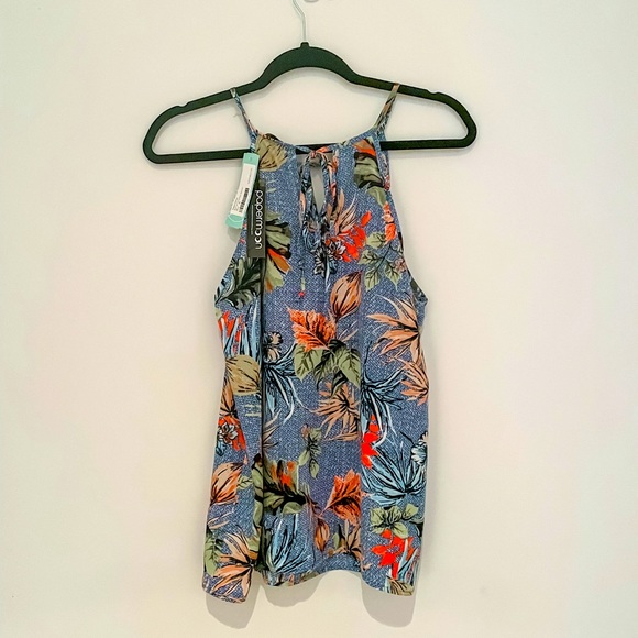 PAPERMOON - Tropical Keyhole Blouse - NEW size M - Picture 2 of 4